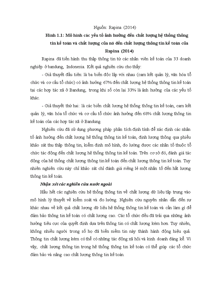 image for page Các nhân tố ảnh hưởng đến chất lượng thông tin kế toán tài chính - Nghiên cứu thực nghiệm các doanh nghiệp tại Quận 12, Thành phố Hồ Chí Minh