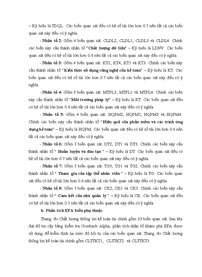 image for page Các nhân tố ảnh hưởng đến chất lượng thông tin kế toán tài chính - Nghiên cứu thực nghiệm các doanh nghiệp tại Quận 12, Thành phố Hồ Chí Minh