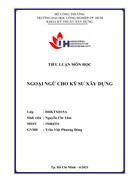 Ngoại ngữ cho kỹ sư xây dựng