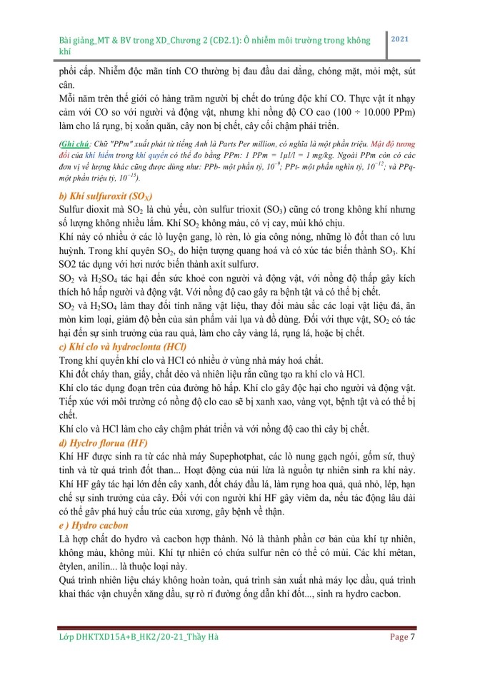 image for page Ô nhiễm môi trường không khí