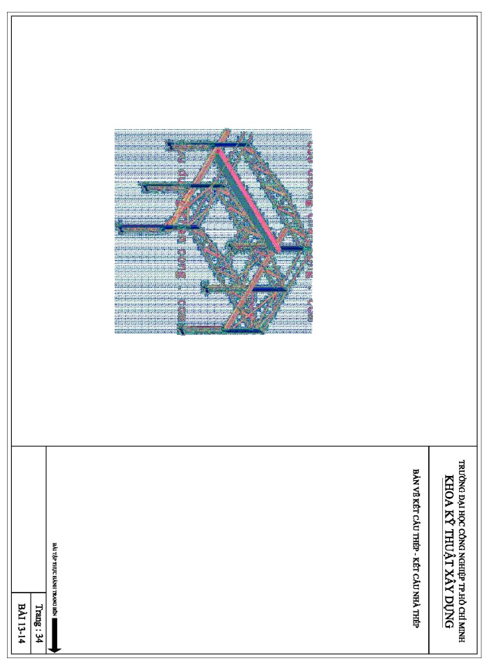 image for page Bản vẽ kết cấu thép - nút dàn thép
