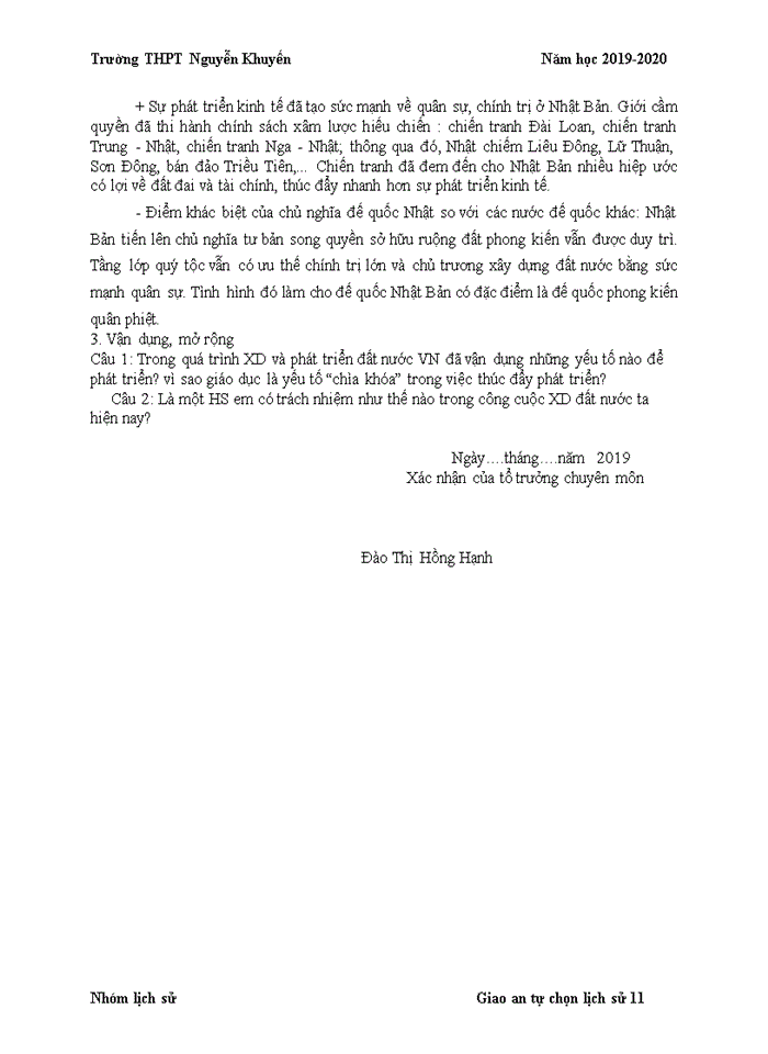 image for page Giáo án lịch sử Nhật Bản giữa thế kỷ xix đầu thế kỷ XX