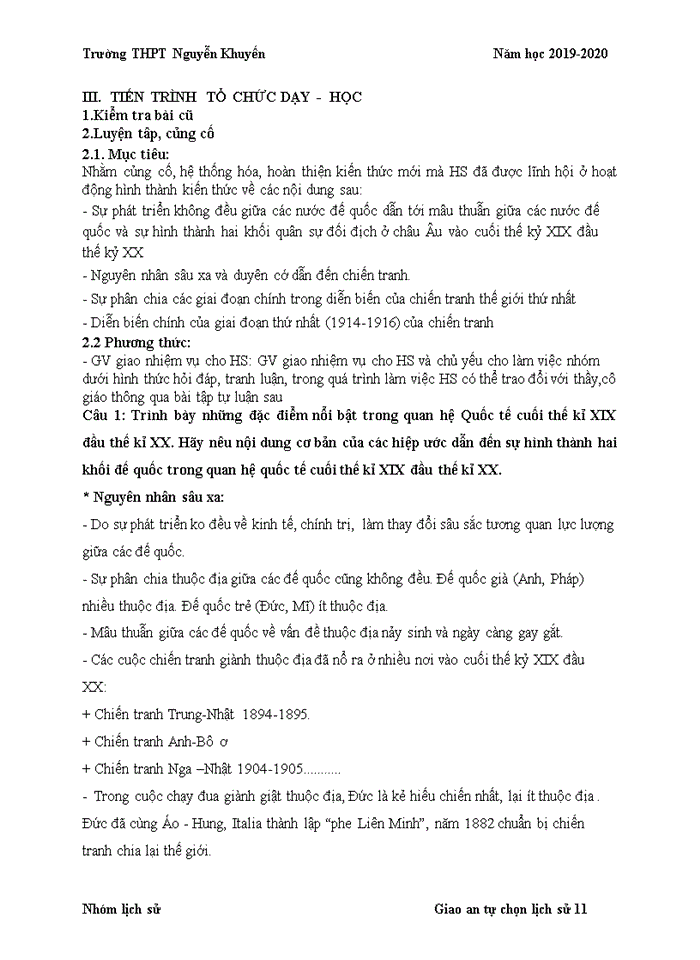 image for page Giáo án lịch sử Nhật Bản giữa thế kỷ xix đầu thế kỷ XX