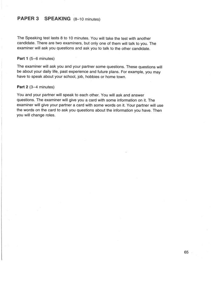 image for page Cambridge key english test1