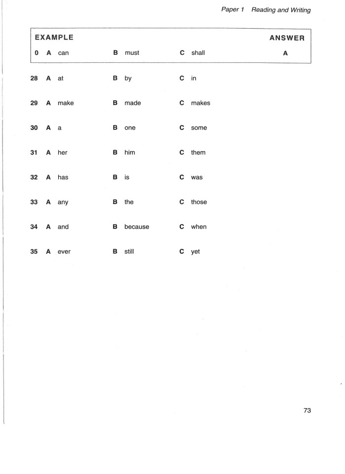 image for page Cambridge key english test1