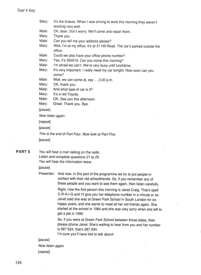 image for page Cambridge key english test1