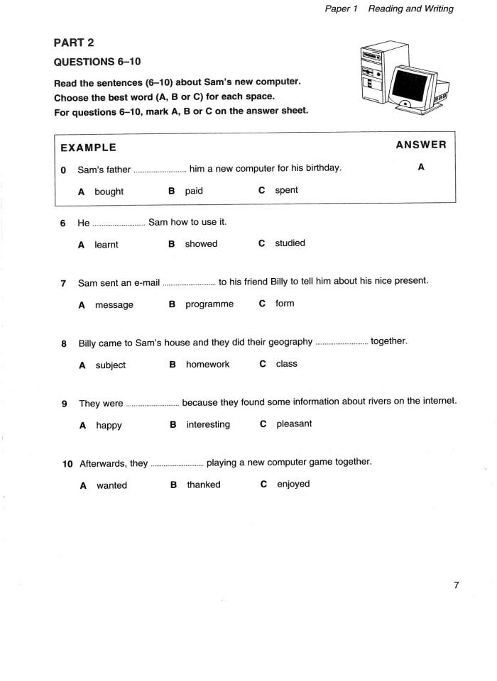 image for page Cambridge key english test 3