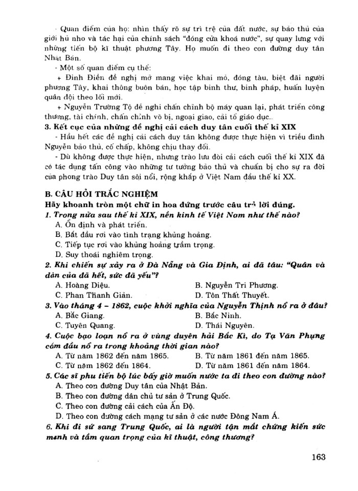 image for page Kiến thức cơ bản và câu hỏi trắc nghiệm lịch sử 11 nâng cao