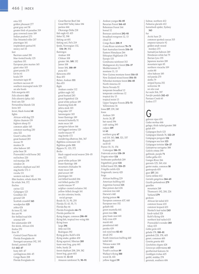 image for page wildlife of the world