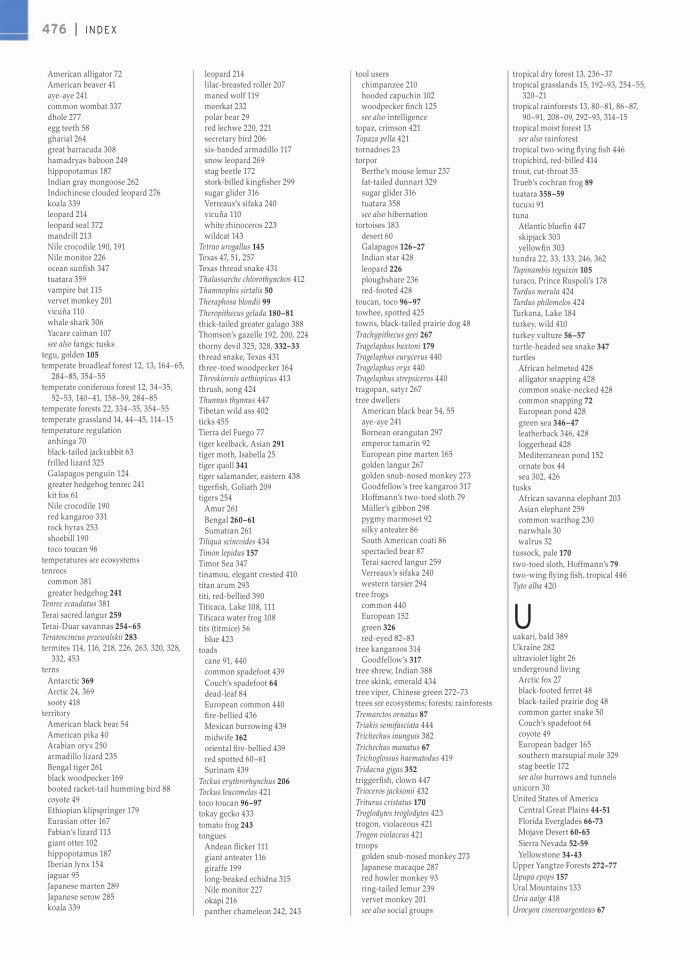 image for page wildlife of the world