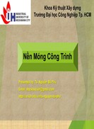 Tính Lún và Sức Chịu Tải Nền Móng