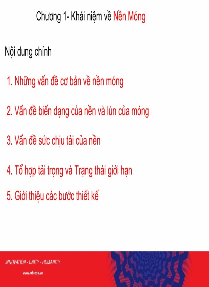 image for page Khái niệm về nền móng công trình