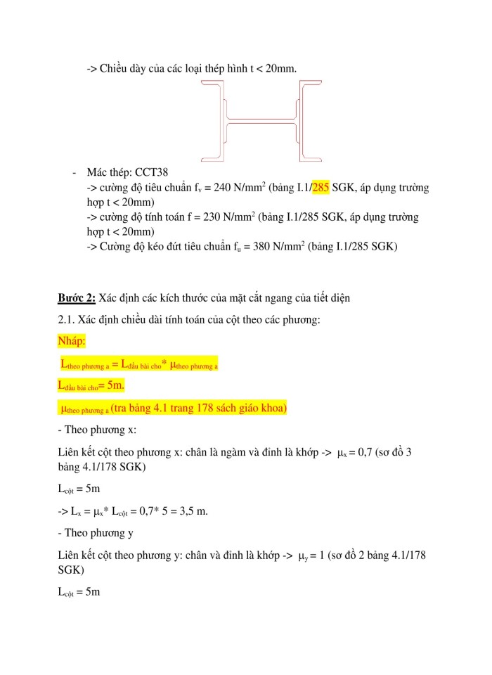 image for page Bài tập cột