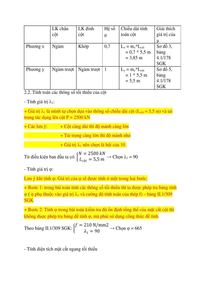image for page Bài tập cột
