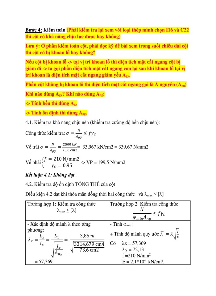 image for page Bài tập cột