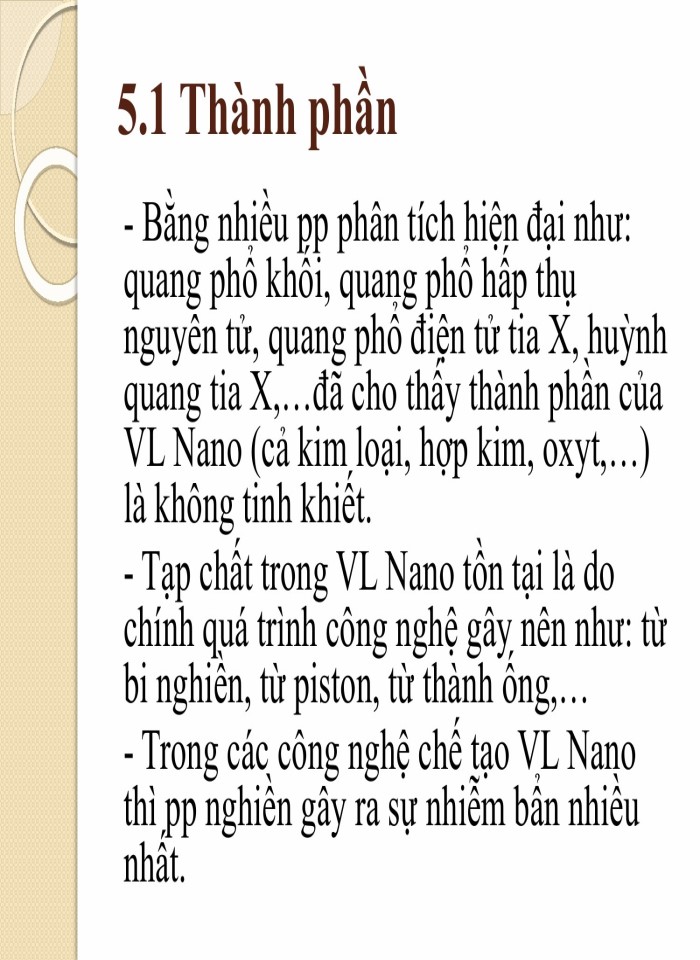 image for page Thành phần, cấu trúc và tính chất vật liệu nano