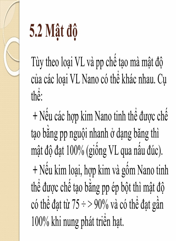 image for page Thành phần, cấu trúc và tính chất vật liệu nano