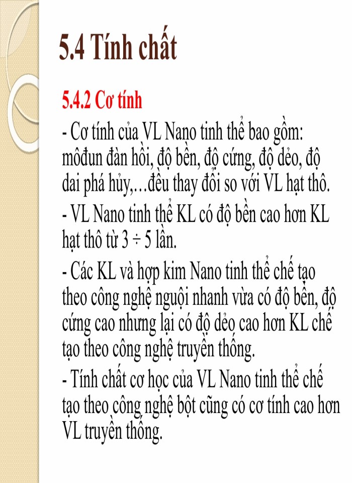 image for page Thành phần, cấu trúc và tính chất vật liệu nano