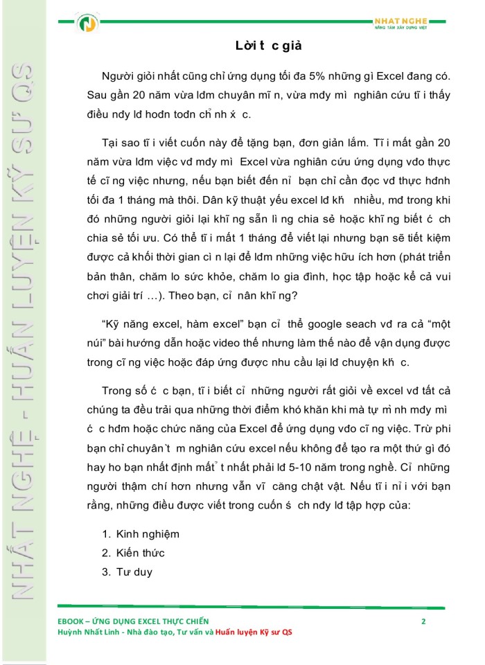 image for page Ứng dụng Excel thực chiến