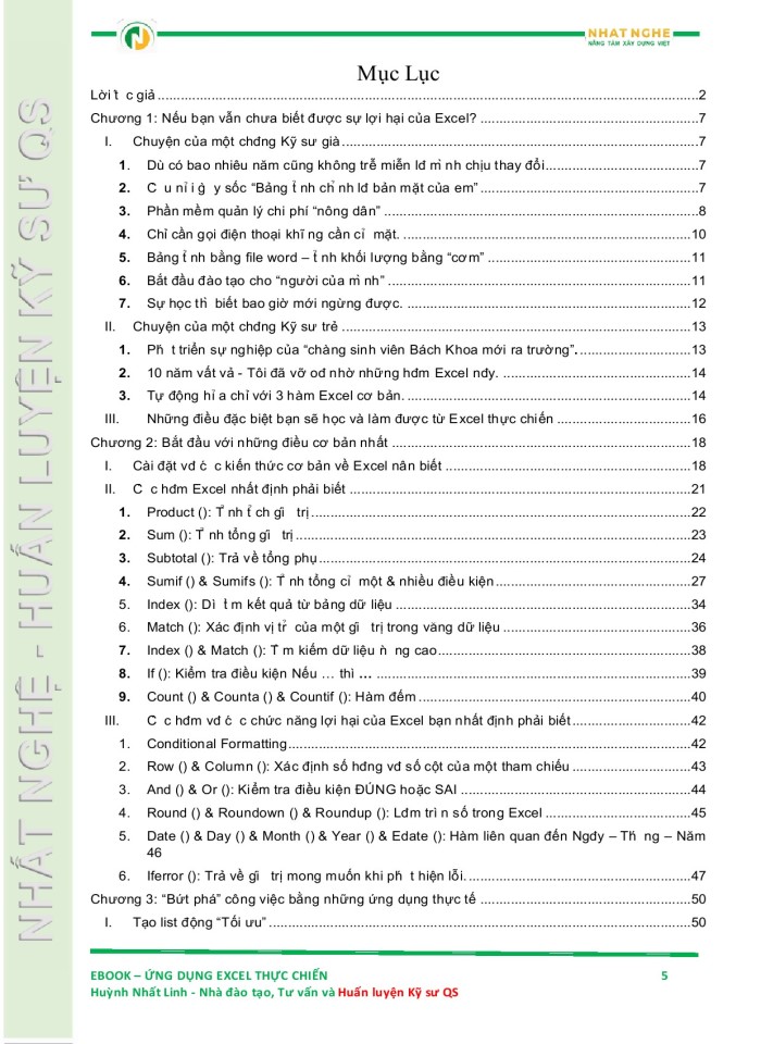 image for page Ứng dụng Excel thực chiến