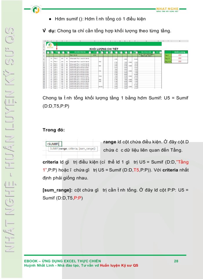 image for page Ứng dụng Excel thực chiến