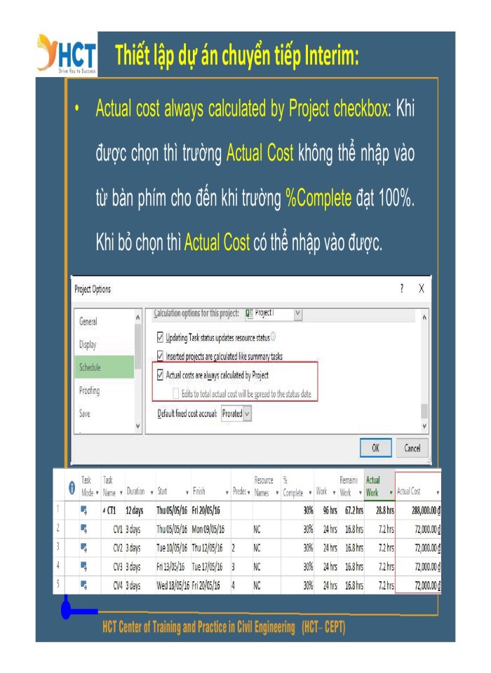 image for page TRACKING - Microsoft Project