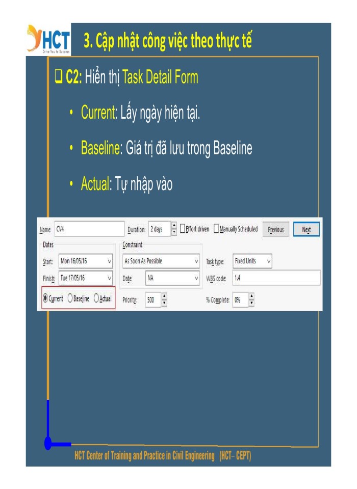 image for page TRACKING - Microsoft Project