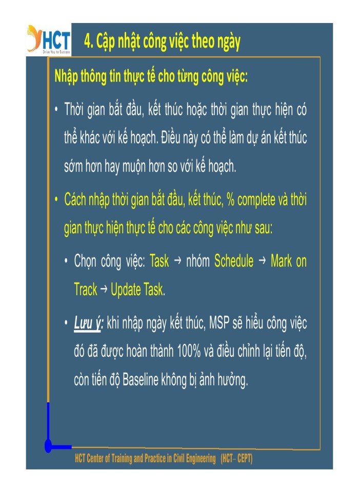 image for page TRACKING - Microsoft Project