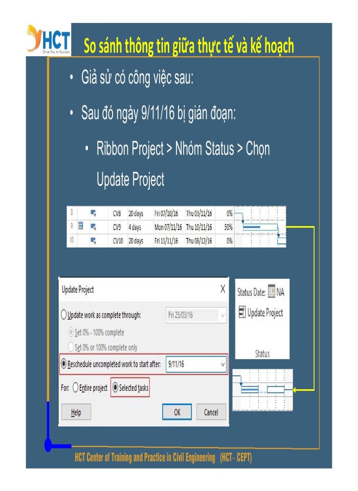 image for page TRACKING - Microsoft Project