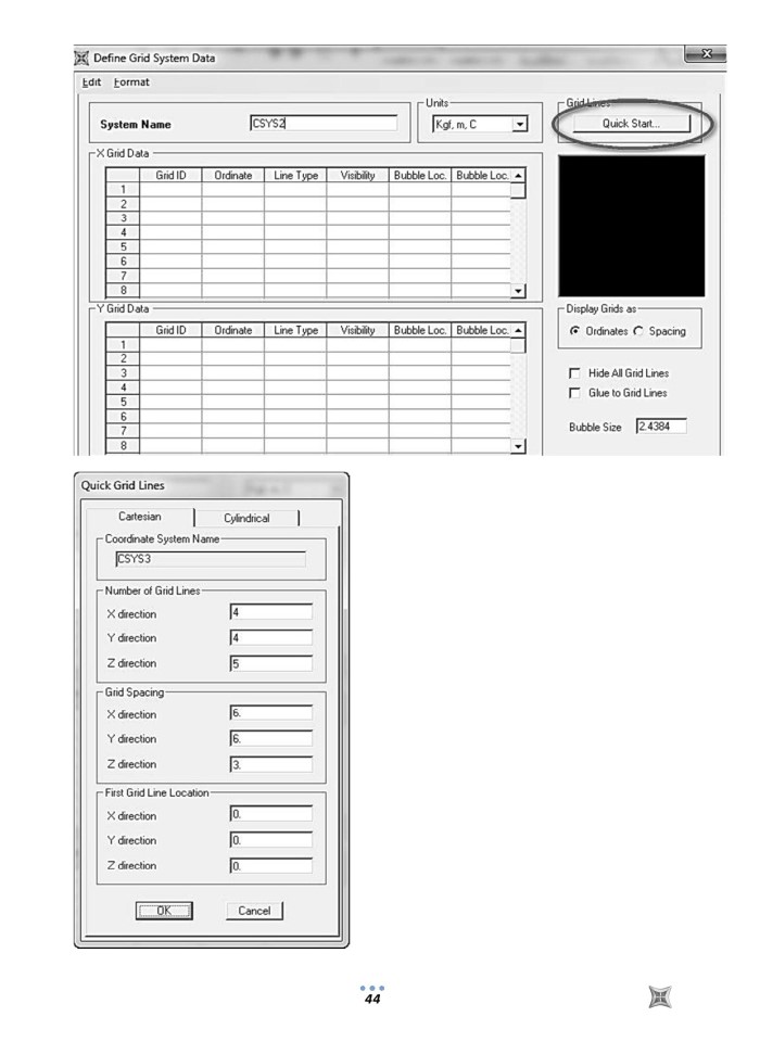 image for page Tạo mô hình kết cấu