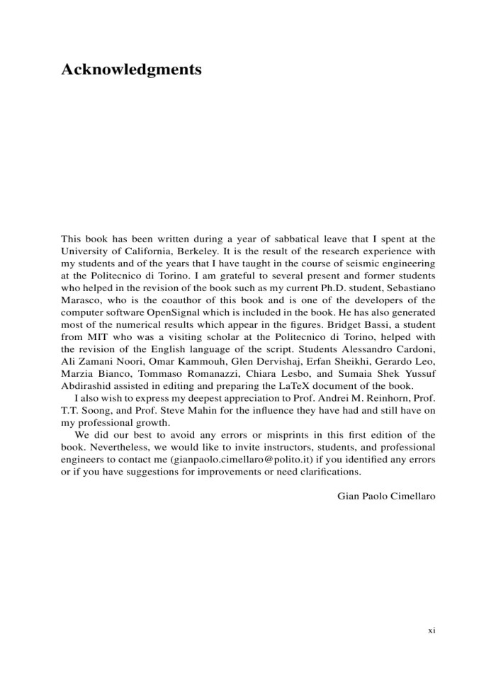 image for page Introduction to Dynamics of Structures and Earthquake Engineering