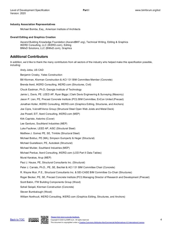 image for page LOD Spec 2020 For Building Information Models
