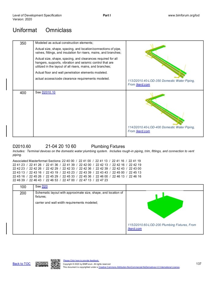 image for page LOD Spec 2020 For Building Information Models
