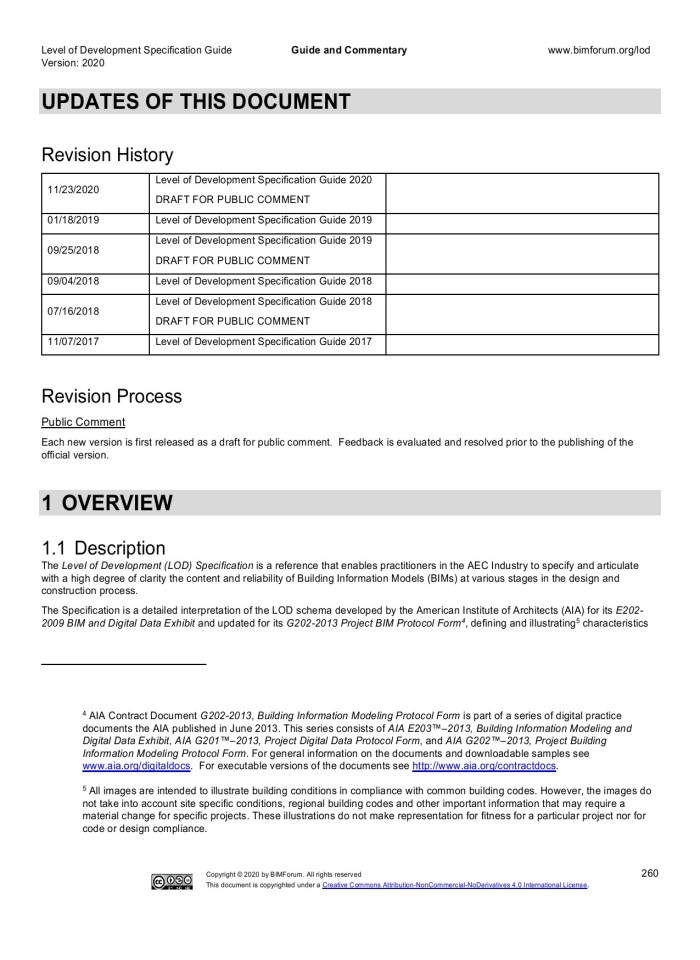 image for page LOD Spec 2020 For Building Information Models