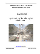 Quản lý dự án xây dựng nâng cao