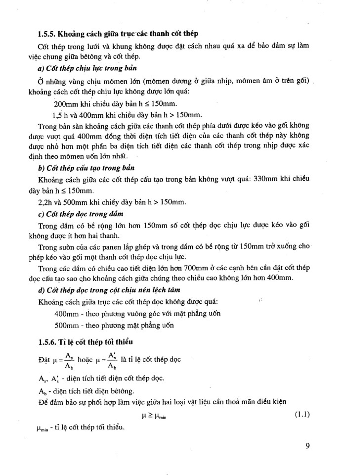 image for page Tính toán thực hành cấu kiện bê tông cốt thép