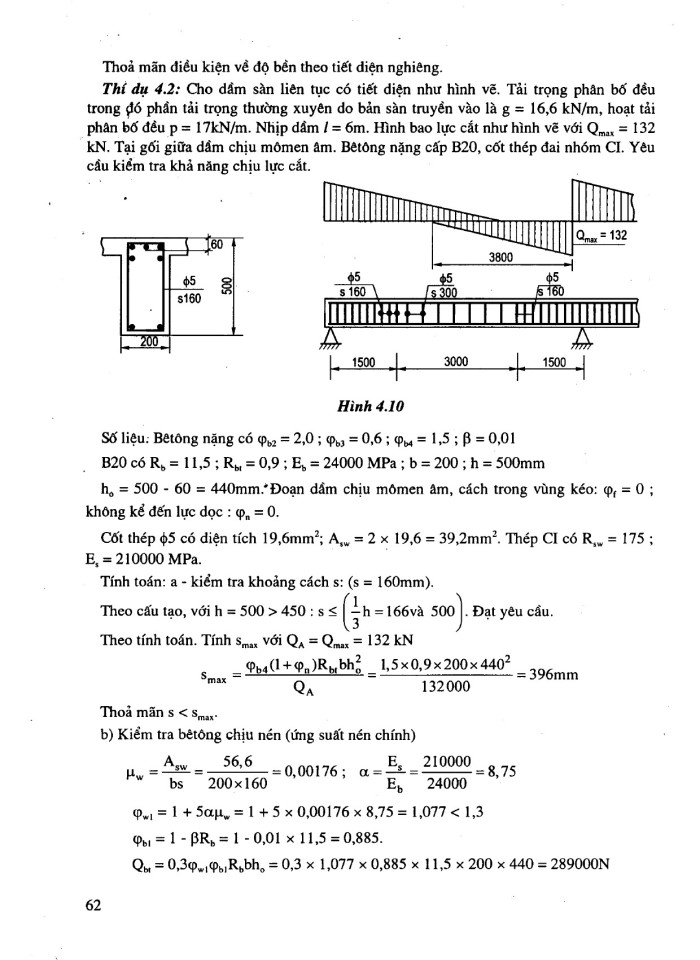 image for page Tính toán thực hành cấu kiện bê tông cốt thép