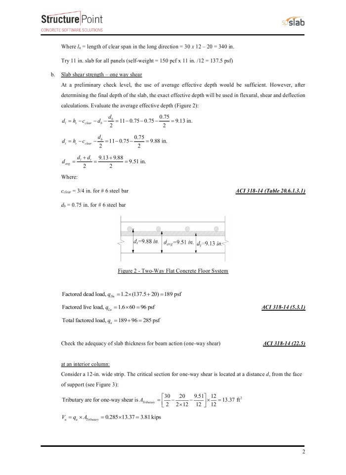 image for page Two-Way Flat Slab (Concrete Floor with Drop Panels) System Analysis and Design