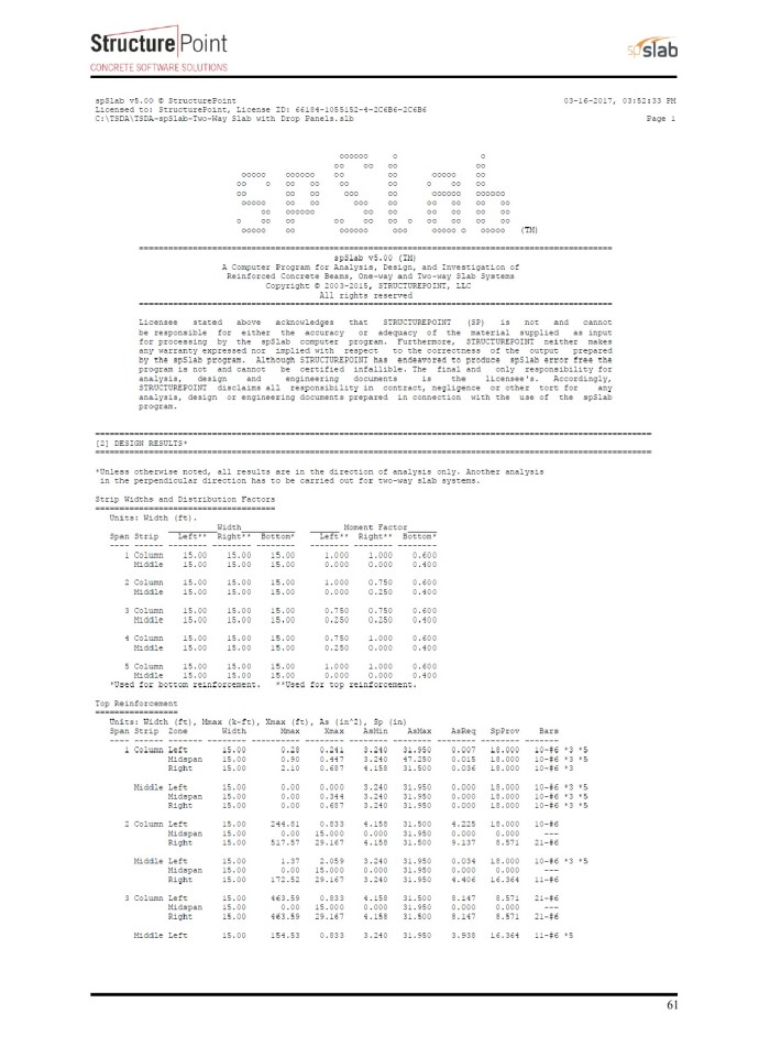 image for page Two-Way Flat Slab (Concrete Floor with Drop Panels) System Analysis and Design