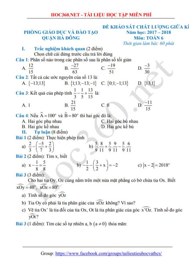 image for page Tuyển tập bộ đề thi và kiểm tra môn toán 6 ( dạng pdf)