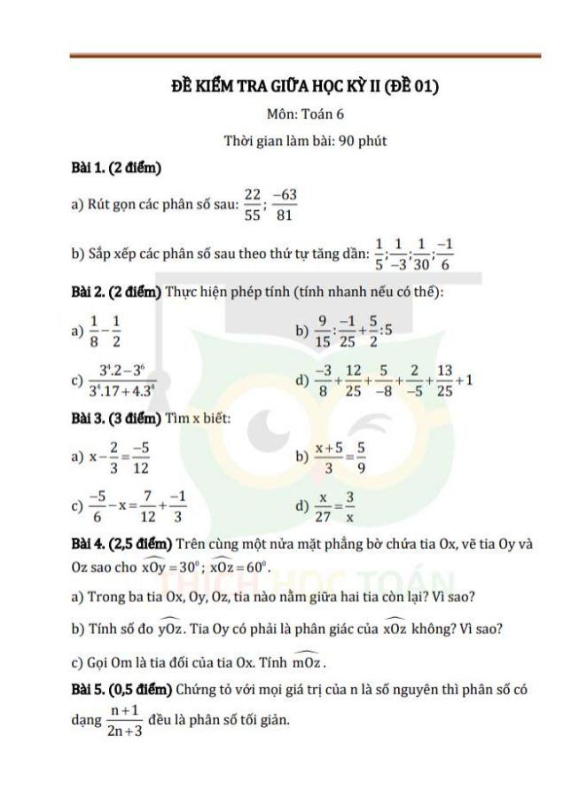 image for page Tuyển tập bộ đề thi và kiểm tra môn toán 6 ( dạng pdf)