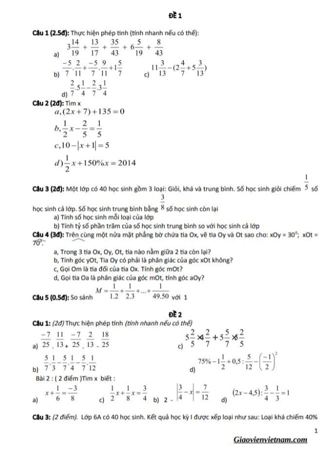image for page Tuyển tập bộ đề thi và kiểm tra môn toán 6 ( dạng pdf)