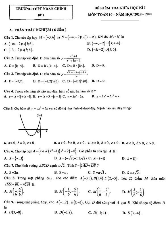 image for page Tuyển tập bộ đề thi và đề kiểm tra học kì 1 lớp 10