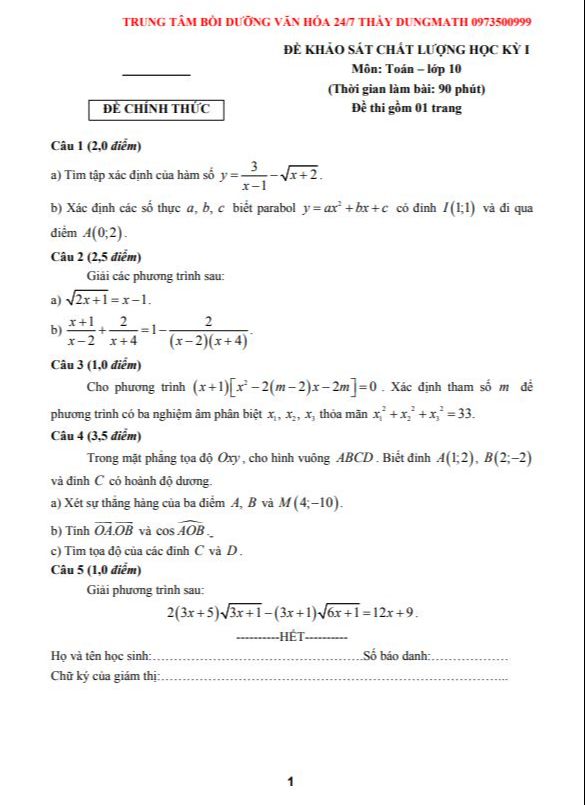 image for page Bộ chuyên đề toán lớp 10 năm 2020-2021