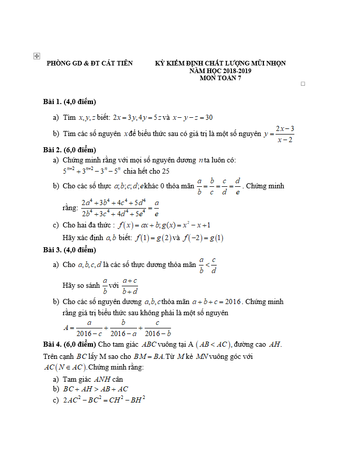 image for page 225 Đề thi học sinh giỏi toán 7 chọn lọc