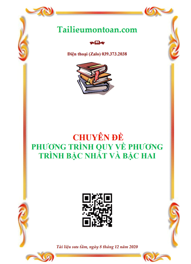 image for page Tổng hợp các chuyên đề toán lớp 10