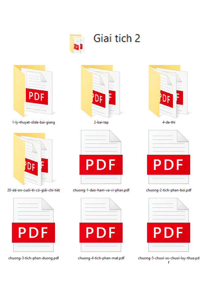 Tài liệu môn giải tích 2