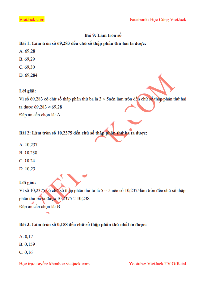 image for page Tổng hợp bộ đề trắc nghiệm môn toán 7 hay nhất