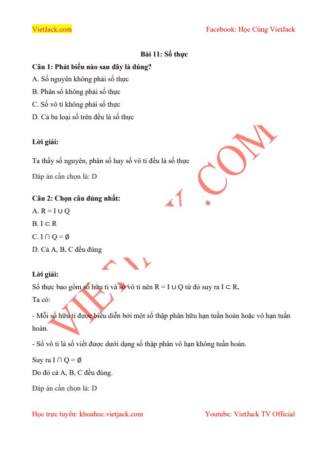 image for page Tổng hợp bộ đề trắc nghiệm môn toán 7 hay nhất