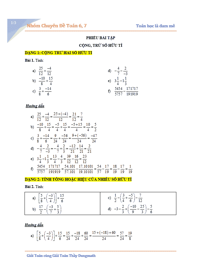 image for page Bộ tài liệu chuyên đề theo tuần môn toán 7
